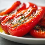 deliciosos pimientos asados en freidora de aire para disfrutar en cualquier ocasión