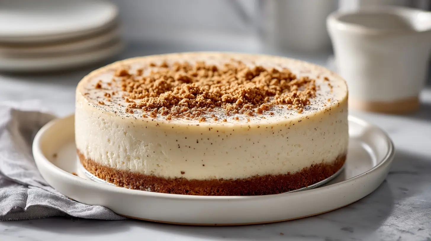 tarta de queso en freidora de aire, delicioso postre fácil de preparar