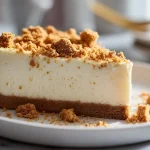 Deliciosa tarta de queso hecha en freidora de aire, perfecta para los amantes del postre.