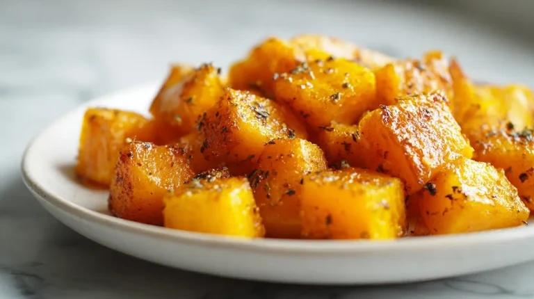 Deliciosa calabaza en freidora de aire, perfecta para una comida saludable.