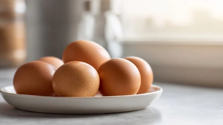 Cocer huevos en freidora de aire, una forma rápida y fácil de cocinar.