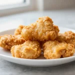 Deliciosos nuggets congelados en freidora de aire para una cena rápida y sabrosa.