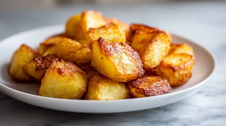 Deliciosa patata asada en freidora de aire, perfecta para cualquier comida.