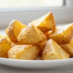 Deliciosas patatas congeladas en freidora de aire listas para disfrutar.
