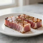 Delicioso atún preparado en freidora de aire.