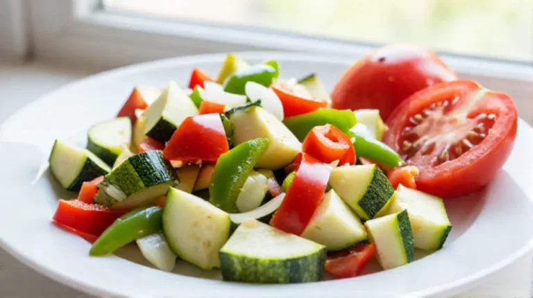 Delicioso pisto en freidora de aire para disfrutar en casa.