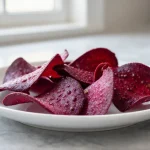 Remolacha cocinada en freidora de aire, deliciosa y saludable.