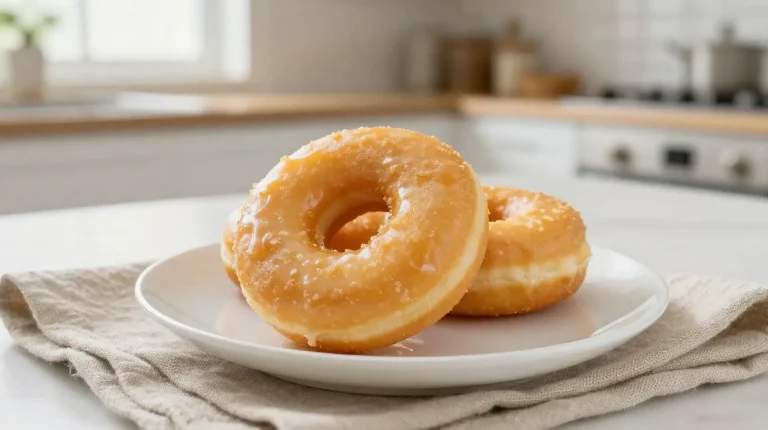 Deliciosos donuts esponjosos cocinados en freidora de aire, perfectos para disfrutar en cualquier momento.