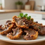 Deliciosos riñones cocinados en freidora de aire, con un sabor jugoso y lleno de especias.