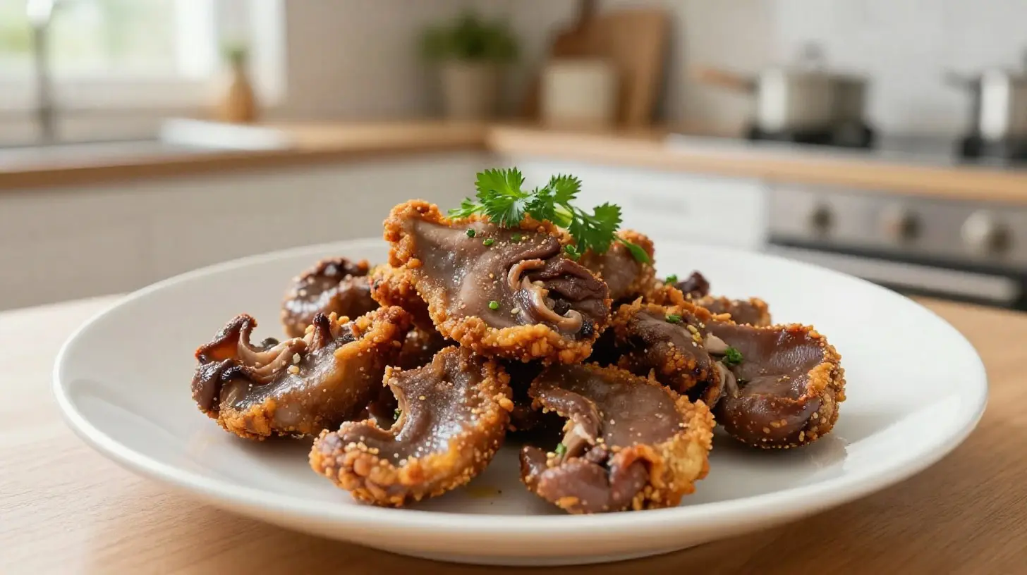 Deliciosos riñones cocinados en freidora de aire, con un sabor jugoso y lleno de especias.